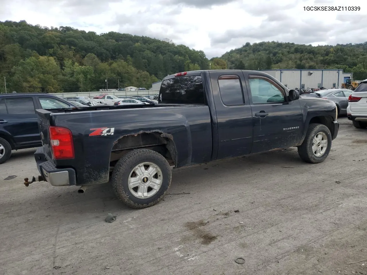 2010 Chevrolet Silverado K1500 Lt VIN: 1GCSKSE38AZ110339 Lot: 71931934