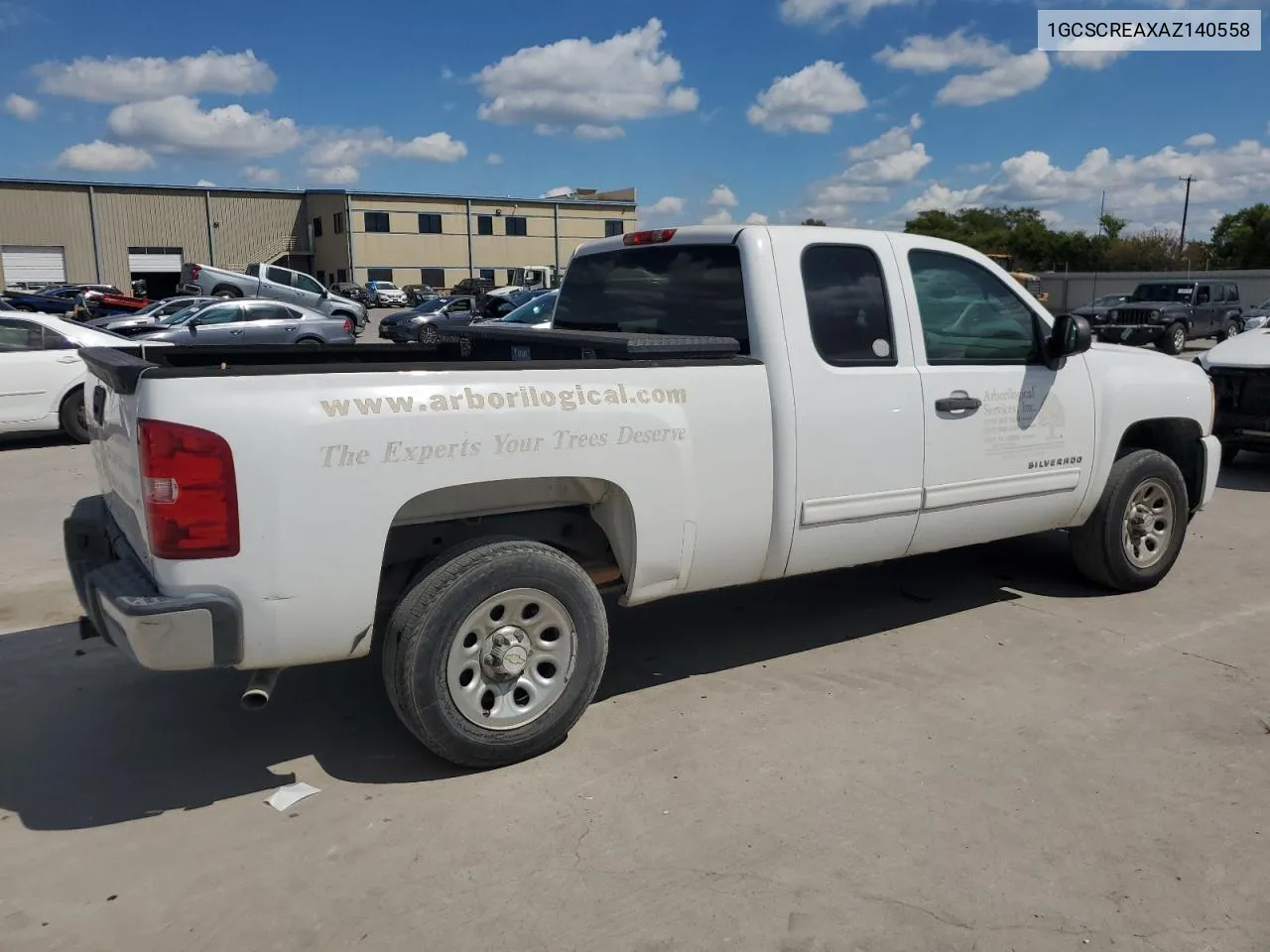 2010 Chevrolet Silverado C1500 Ls VIN: 1GCSCREAXAZ140558 Lot: 72016464