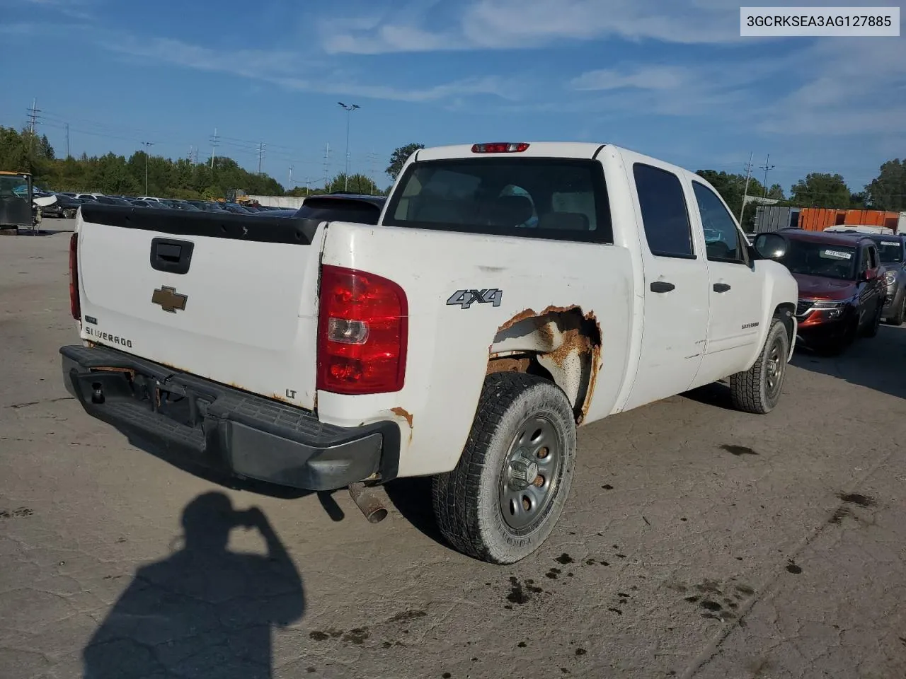 2010 Chevrolet Silverado K1500 Lt VIN: 3GCRKSEA3AG127885 Lot: 72032814