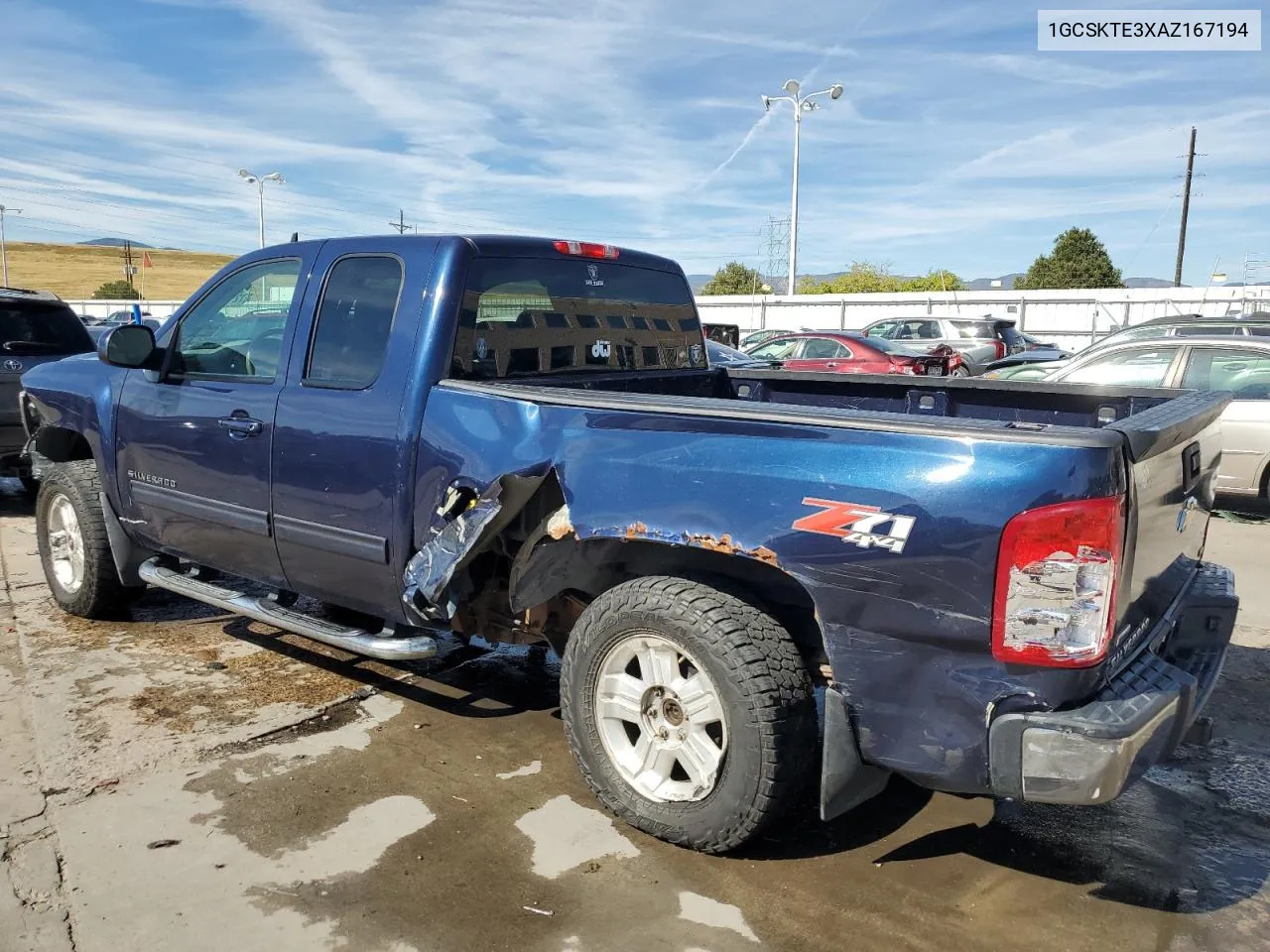 2010 Chevrolet Silverado K1500 Ltz VIN: 1GCSKTE3XAZ167194 Lot: 72162764