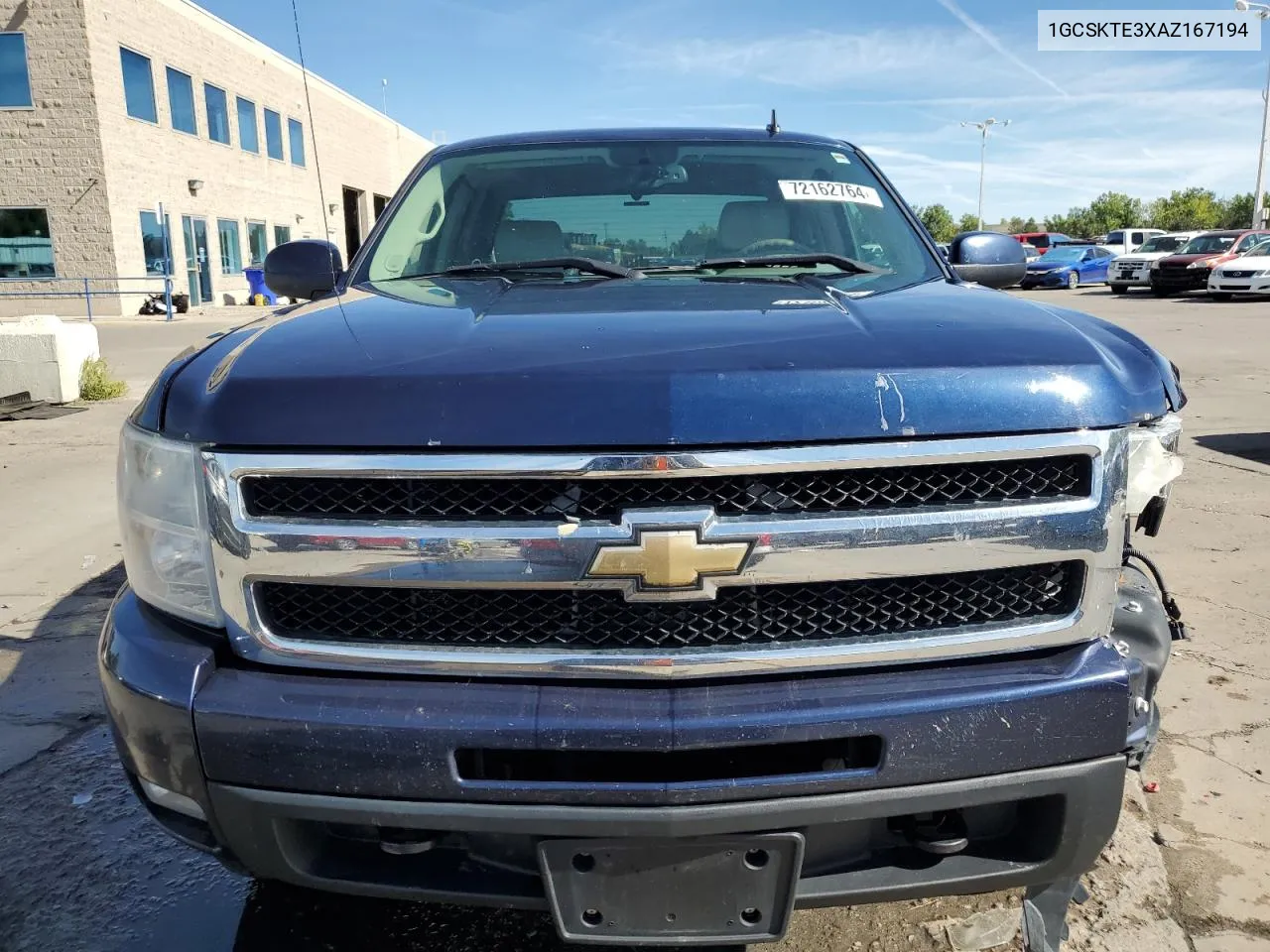 2010 Chevrolet Silverado K1500 Ltz VIN: 1GCSKTE3XAZ167194 Lot: 72162764