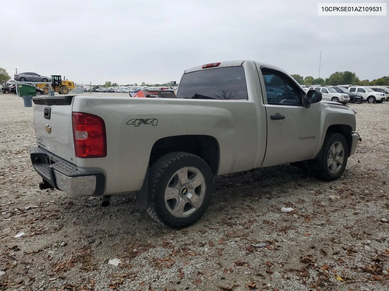 2010 Chevrolet Silverado K1500 Lt VIN: 1GCPKSE01AZ109531 Lot: 72520554