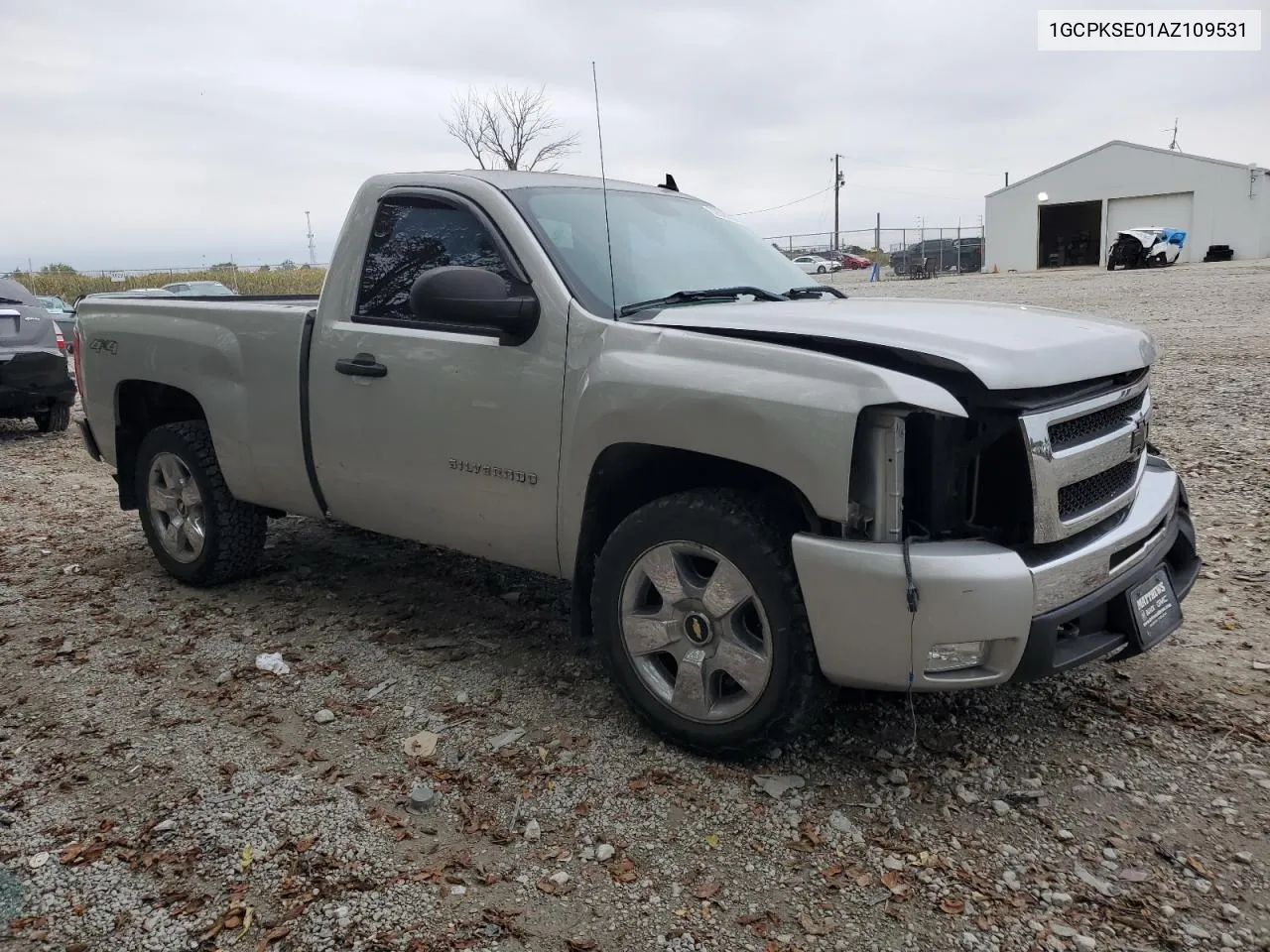 2010 Chevrolet Silverado K1500 Lt VIN: 1GCPKSE01AZ109531 Lot: 72520554