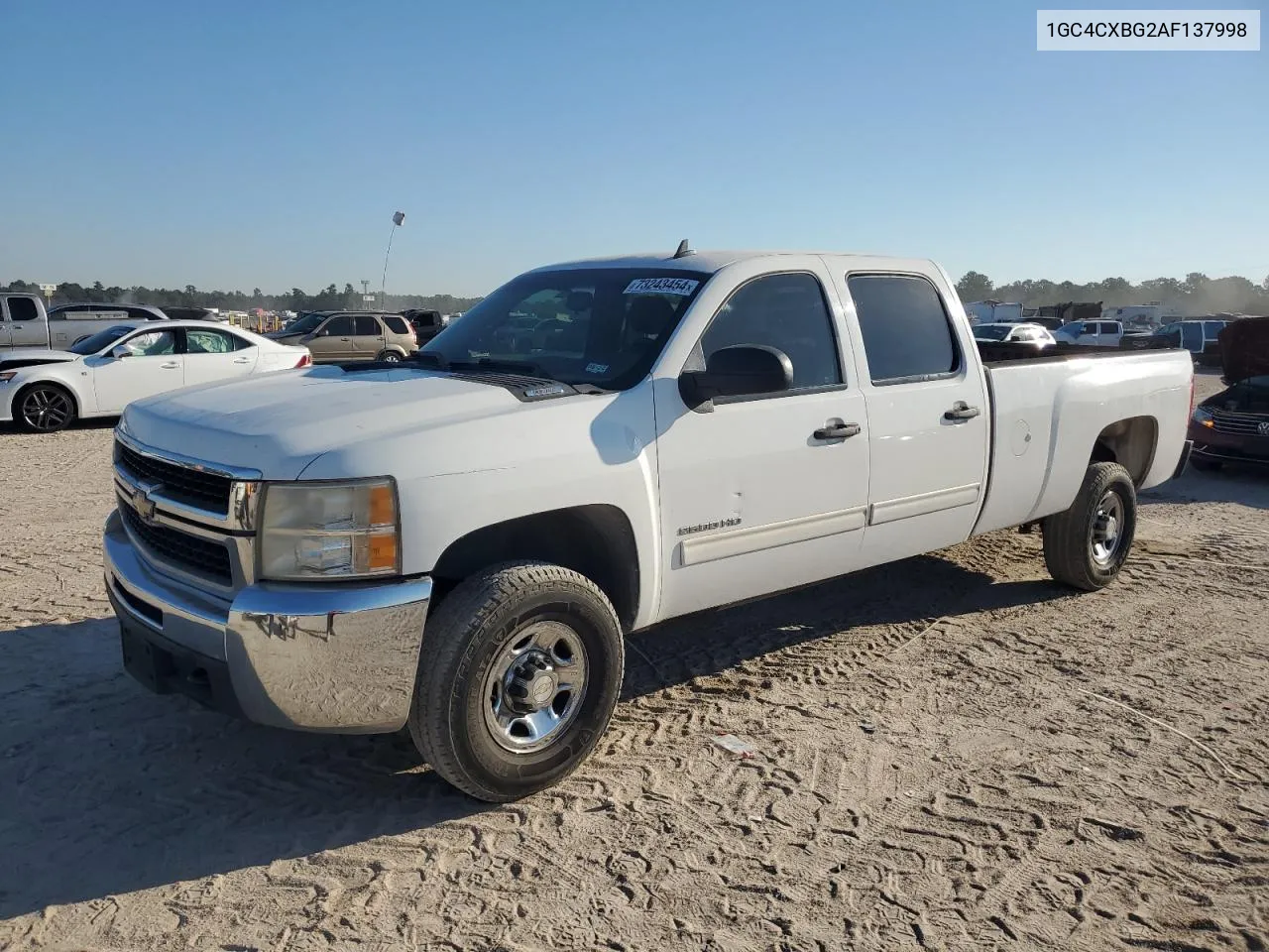 2010 Chevrolet Silverado C2500 Heavy Duty Lt VIN: 1GC4CXBG2AF137998 Lot: 73243454