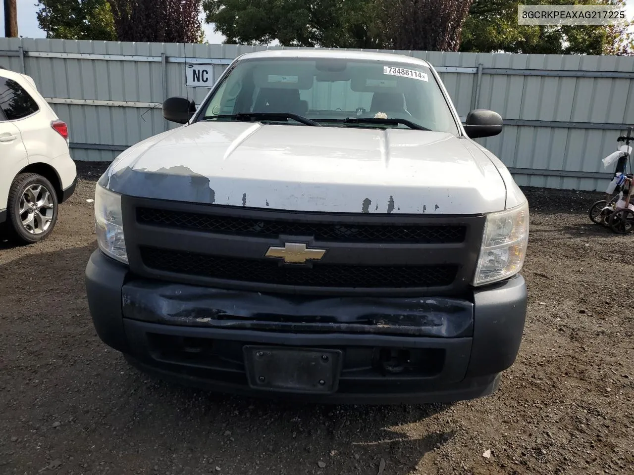 2010 Chevrolet Silverado K1500 VIN: 3GCRKPEAXAG217225 Lot: 73488114