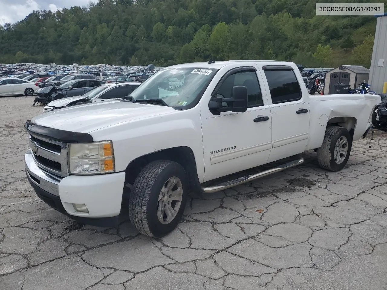 2010 Chevrolet Silverado C1500 Lt VIN: 3GCRCSE08AG140393 Lot: 73647664