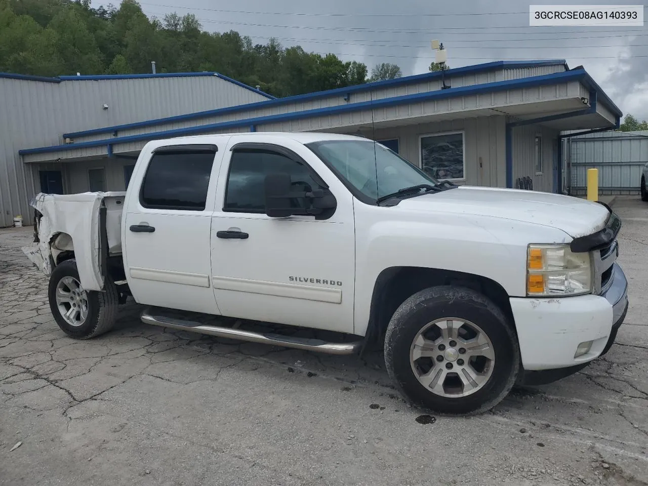 2010 Chevrolet Silverado C1500 Lt VIN: 3GCRCSE08AG140393 Lot: 73647664