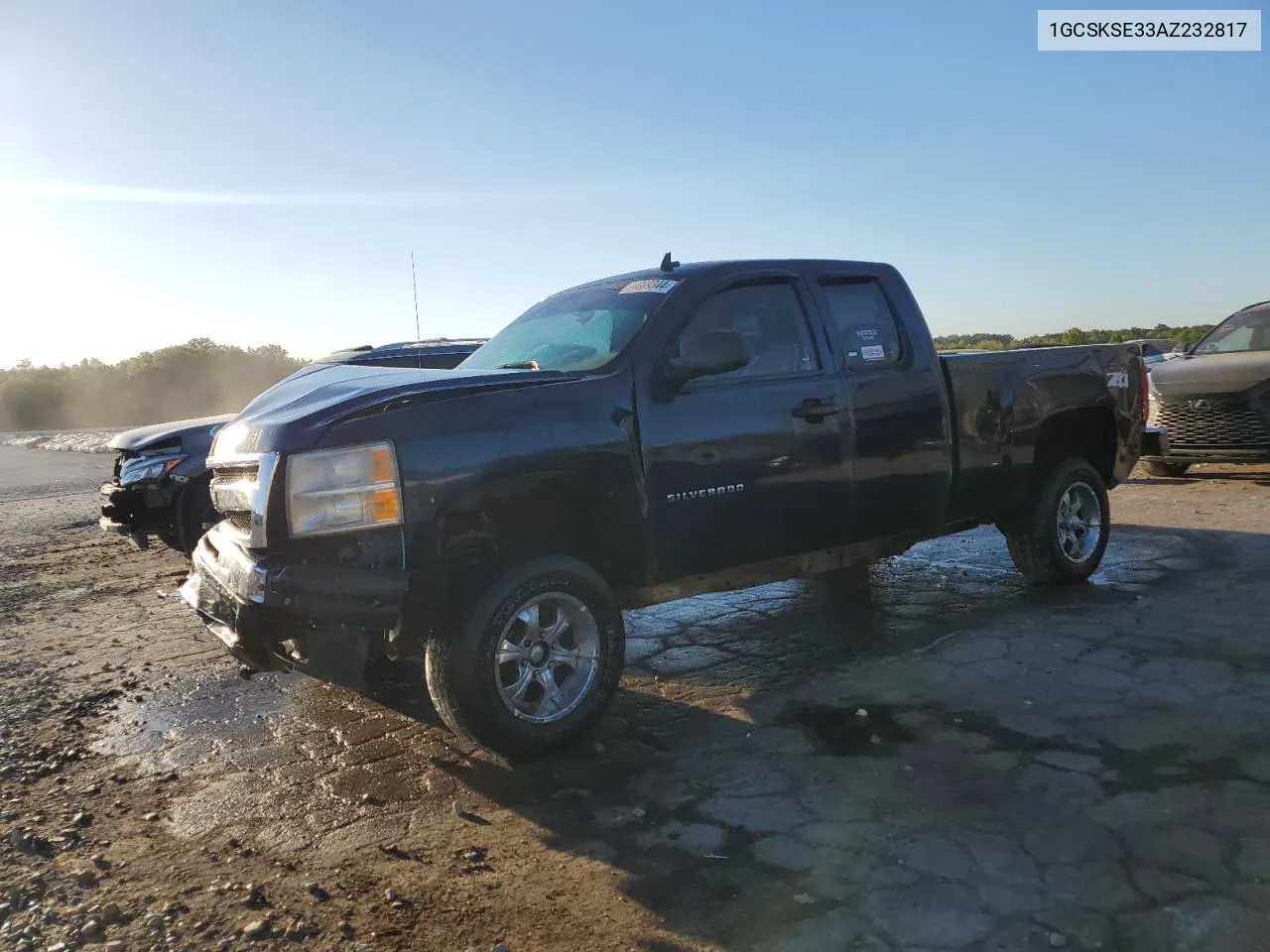 2010 Chevrolet Silverado K1500 Lt VIN: 1GCSKSE33AZ232817 Lot: 74089344