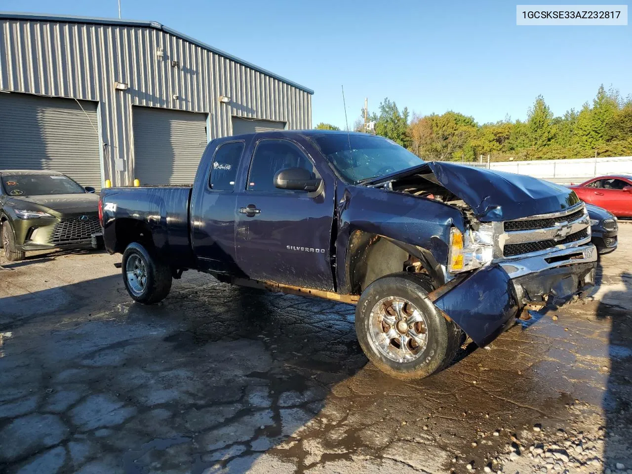 2010 Chevrolet Silverado K1500 Lt VIN: 1GCSKSE33AZ232817 Lot: 74089344