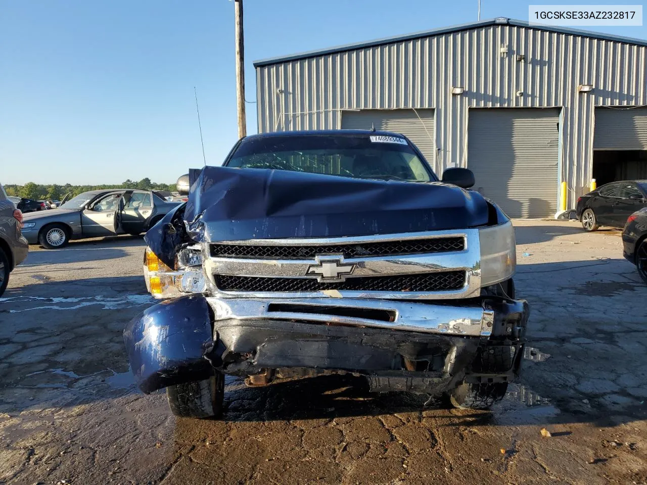 2010 Chevrolet Silverado K1500 Lt VIN: 1GCSKSE33AZ232817 Lot: 74089344