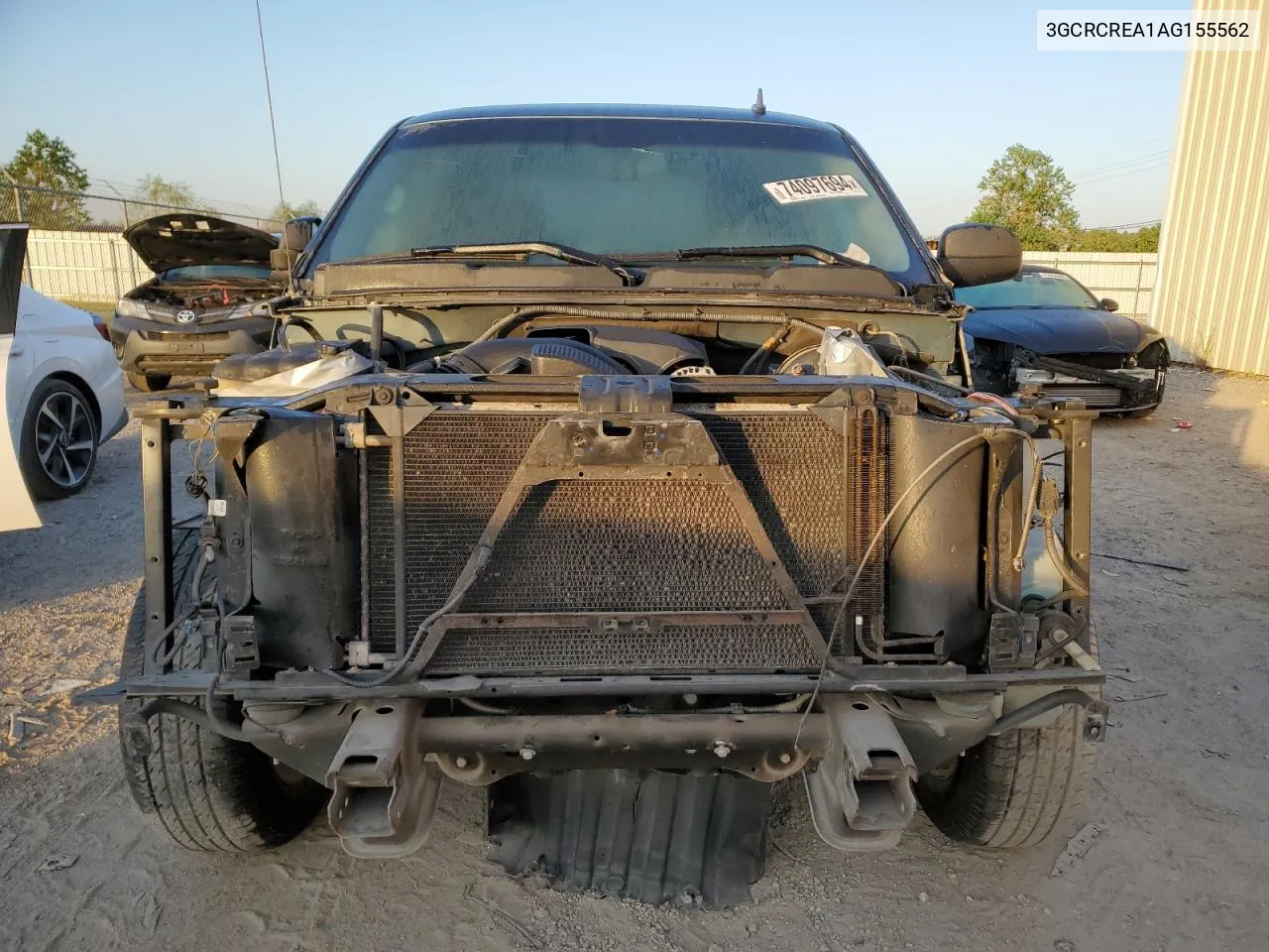 2010 Chevrolet Silverado C1500 Ls VIN: 3GCRCREA1AG155562 Lot: 74097694