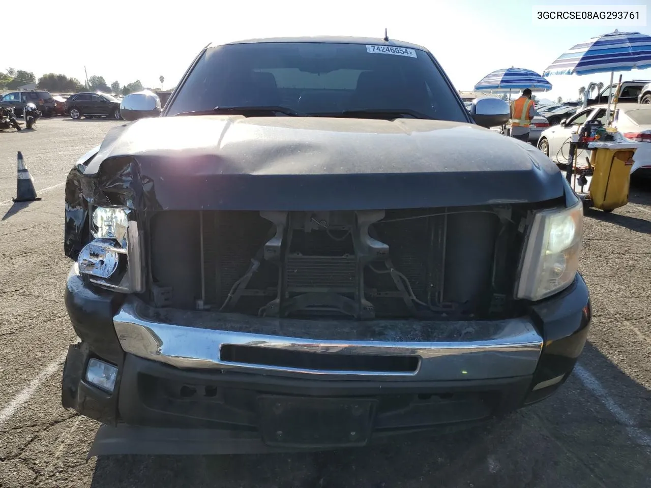 2010 Chevrolet Silverado C1500 Lt VIN: 3GCRCSE08AG293761 Lot: 74246554