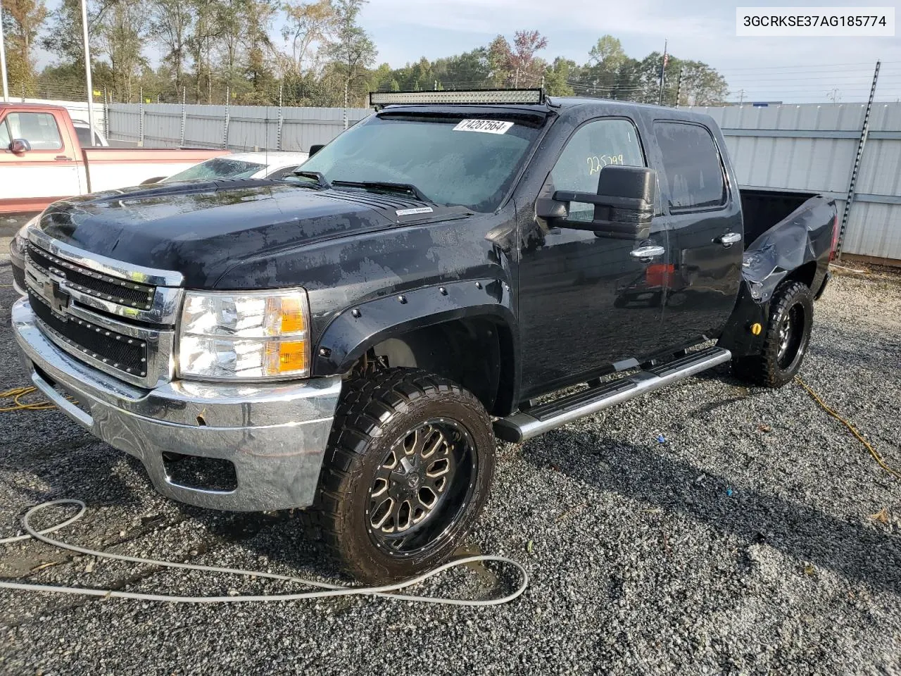 2010 Chevrolet Silverado K1500 Lt VIN: 3GCRKSE37AG185774 Lot: 74287564