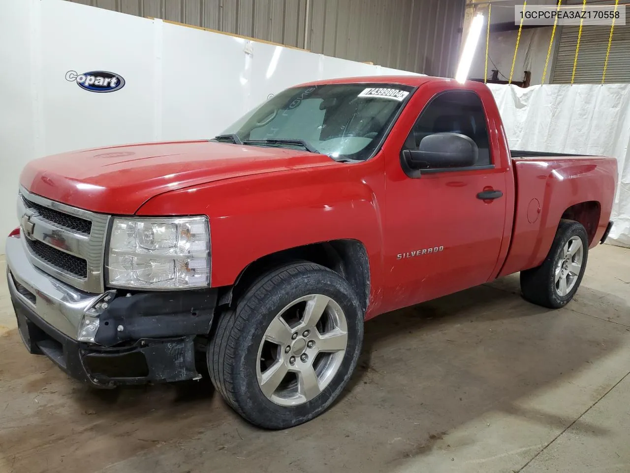 2010 Chevrolet Silverado C1500 VIN: 1GCPCPEA3AZ170558 Lot: 74399804