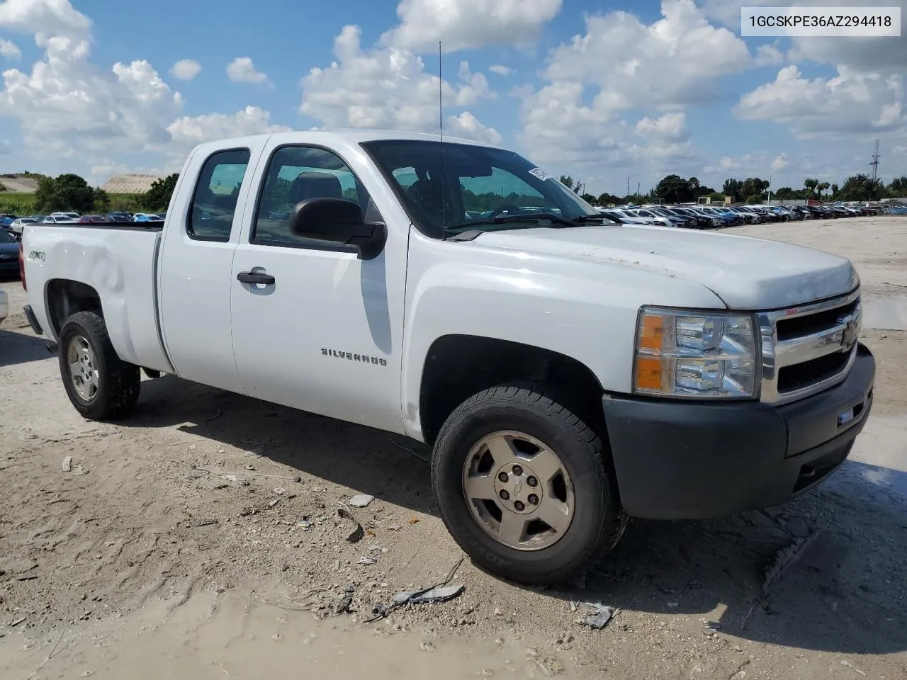 2010 Chevrolet Silverado K1500 VIN: 1GCSKPE36AZ294418 Lot: 74527764