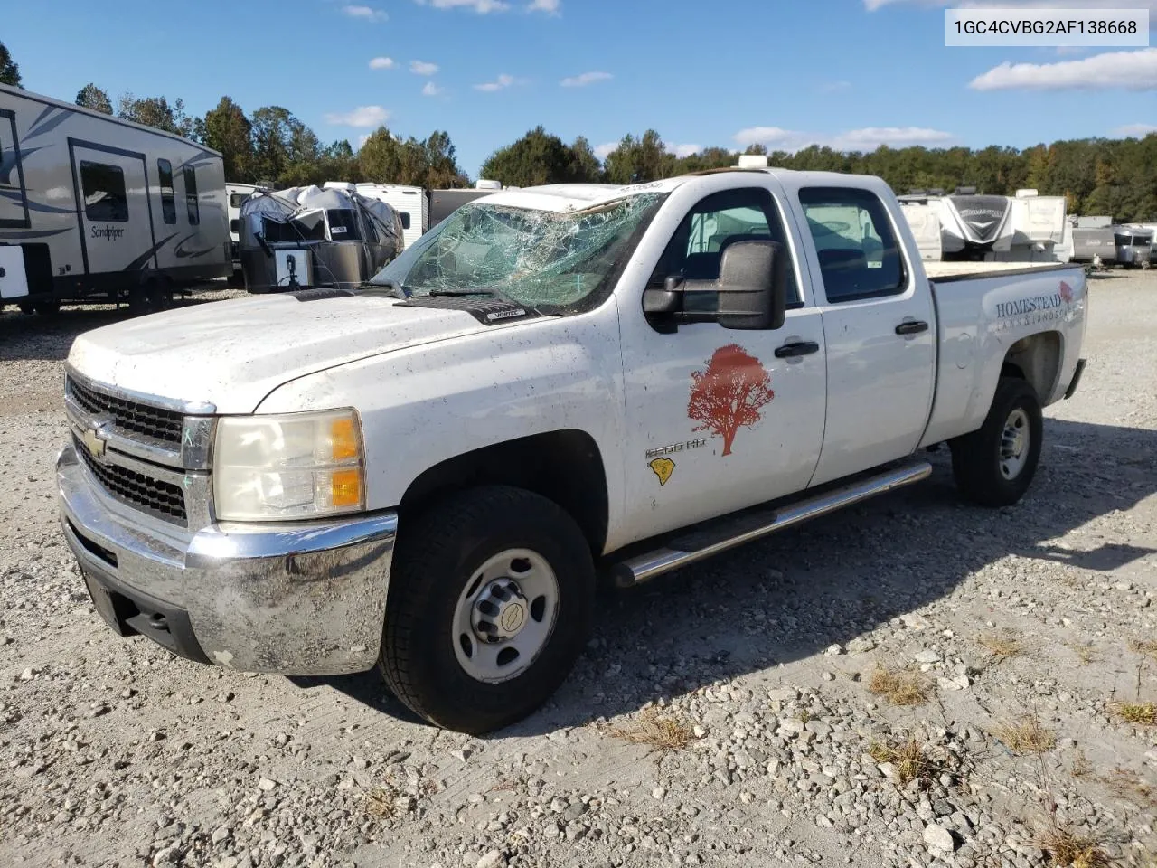 1GC4CVBG2AF138668 2010 Chevrolet Silverado C2500 Heavy Duty