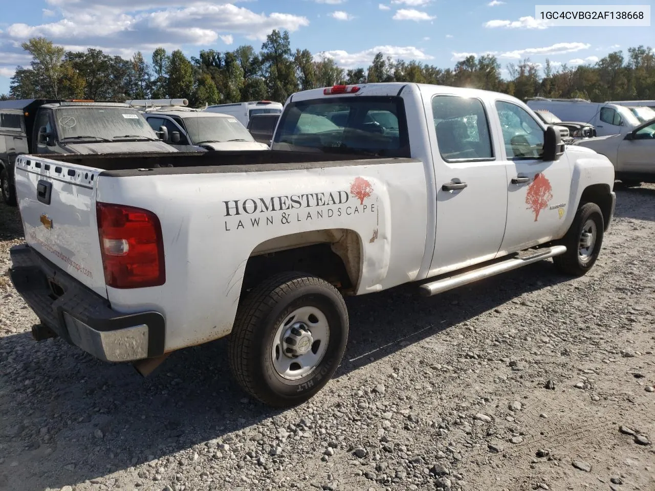 2010 Chevrolet Silverado C2500 Heavy Duty VIN: 1GC4CVBG2AF138668 Lot: 75473954