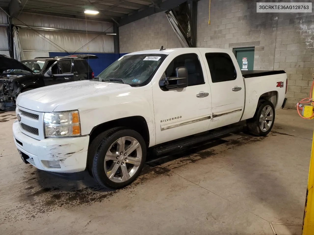 2010 Chevrolet Silverado K1500 Ltz VIN: 3GCRKTE36AG128763 Lot: 75653394