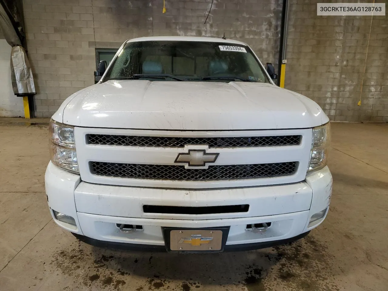 2010 Chevrolet Silverado K1500 Ltz VIN: 3GCRKTE36AG128763 Lot: 75653394