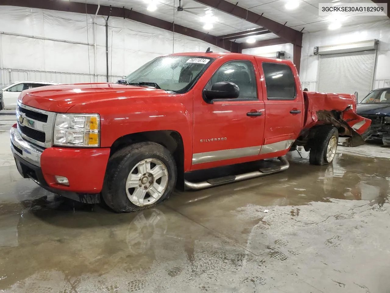 2010 Chevrolet Silverado K1500 Lt VIN: 3GCRKSE30AG182909 Lot: 76011874