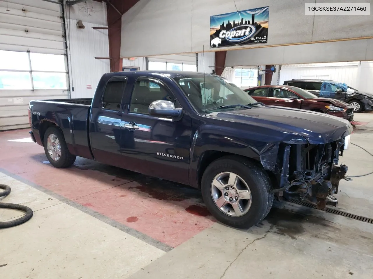 2010 Chevrolet Silverado K1500 Lt VIN: 1GCSKSE37AZ271460 Lot: 76096964