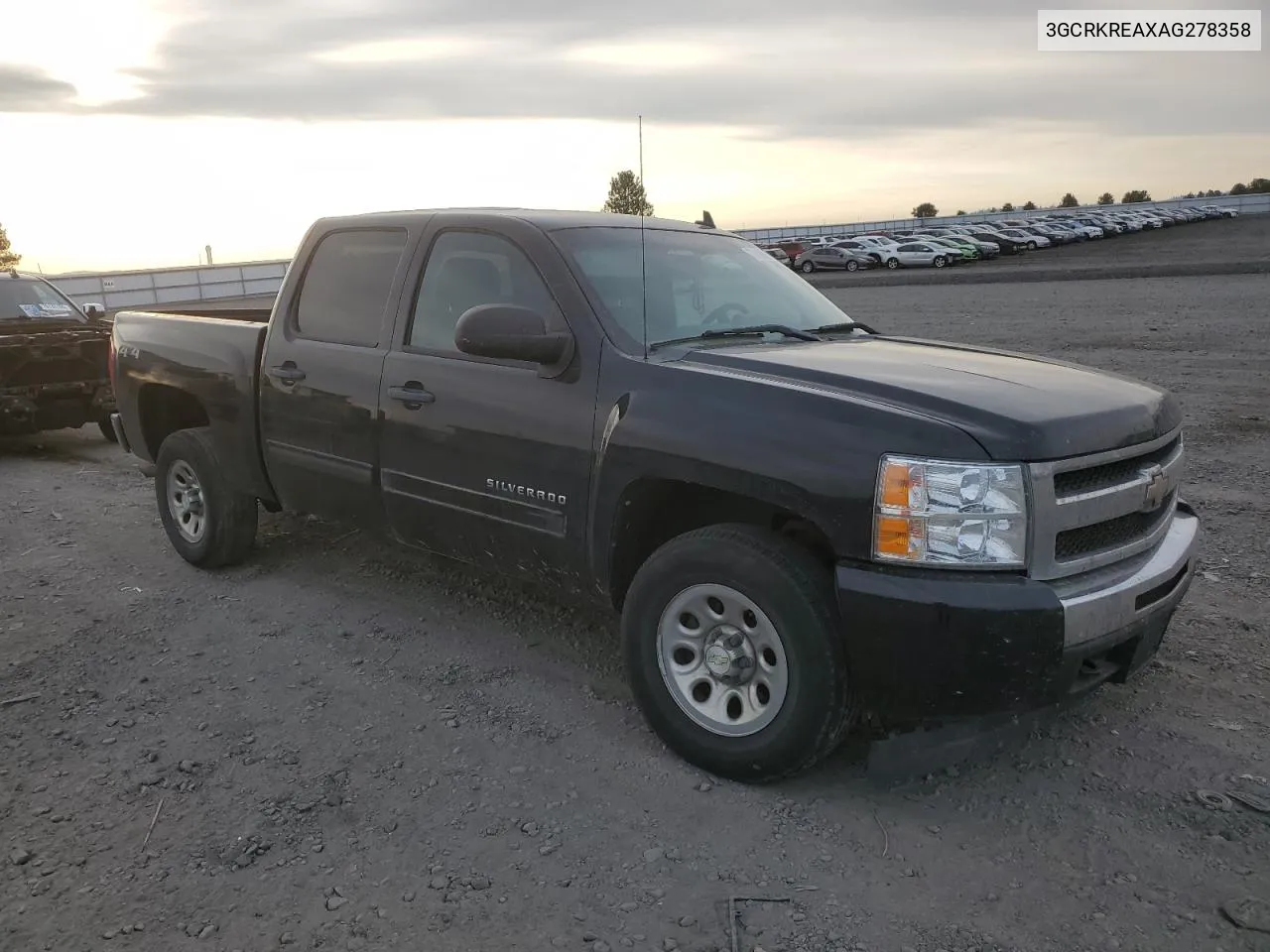 2010 Chevrolet Silverado K1500 Ls VIN: 3GCRKREAXAG278358 Lot: 76109094