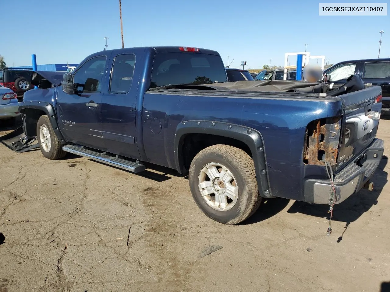 2010 Chevrolet Silverado K1500 Lt VIN: 1GCSKSE3XAZ110407 Lot: 76309904