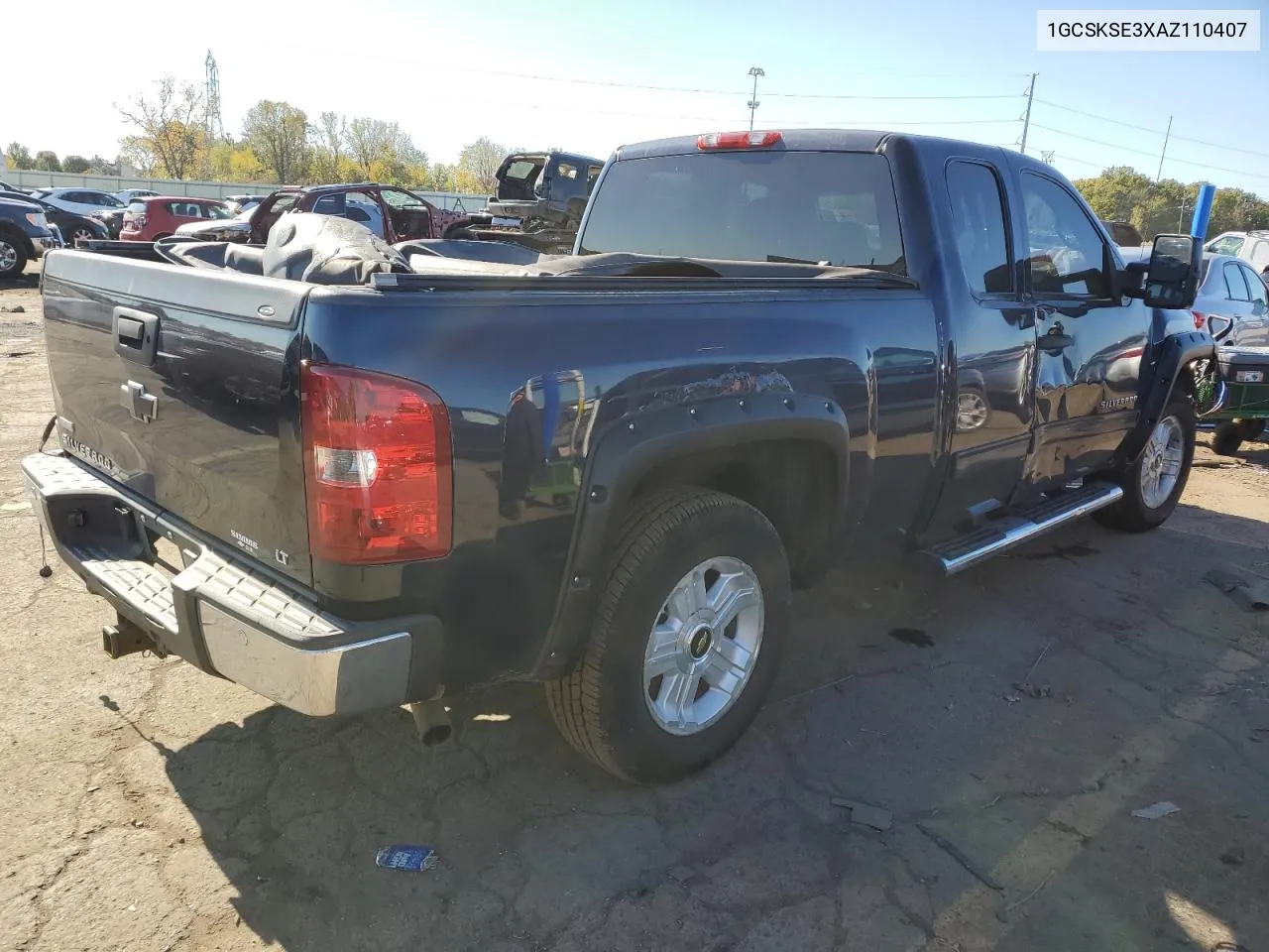 2010 Chevrolet Silverado K1500 Lt VIN: 1GCSKSE3XAZ110407 Lot: 76309904