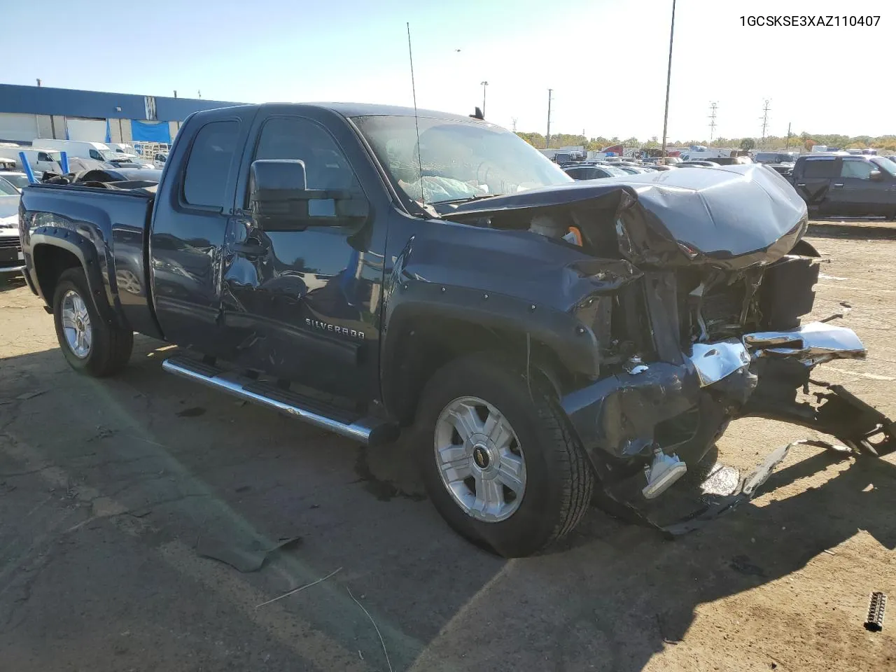 2010 Chevrolet Silverado K1500 Lt VIN: 1GCSKSE3XAZ110407 Lot: 76309904