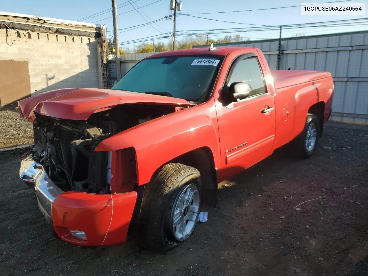 2010 Chevrolet Silverado C1500 Lt VIN: 1GCPCSE06AZ240564 Lot: 76410864