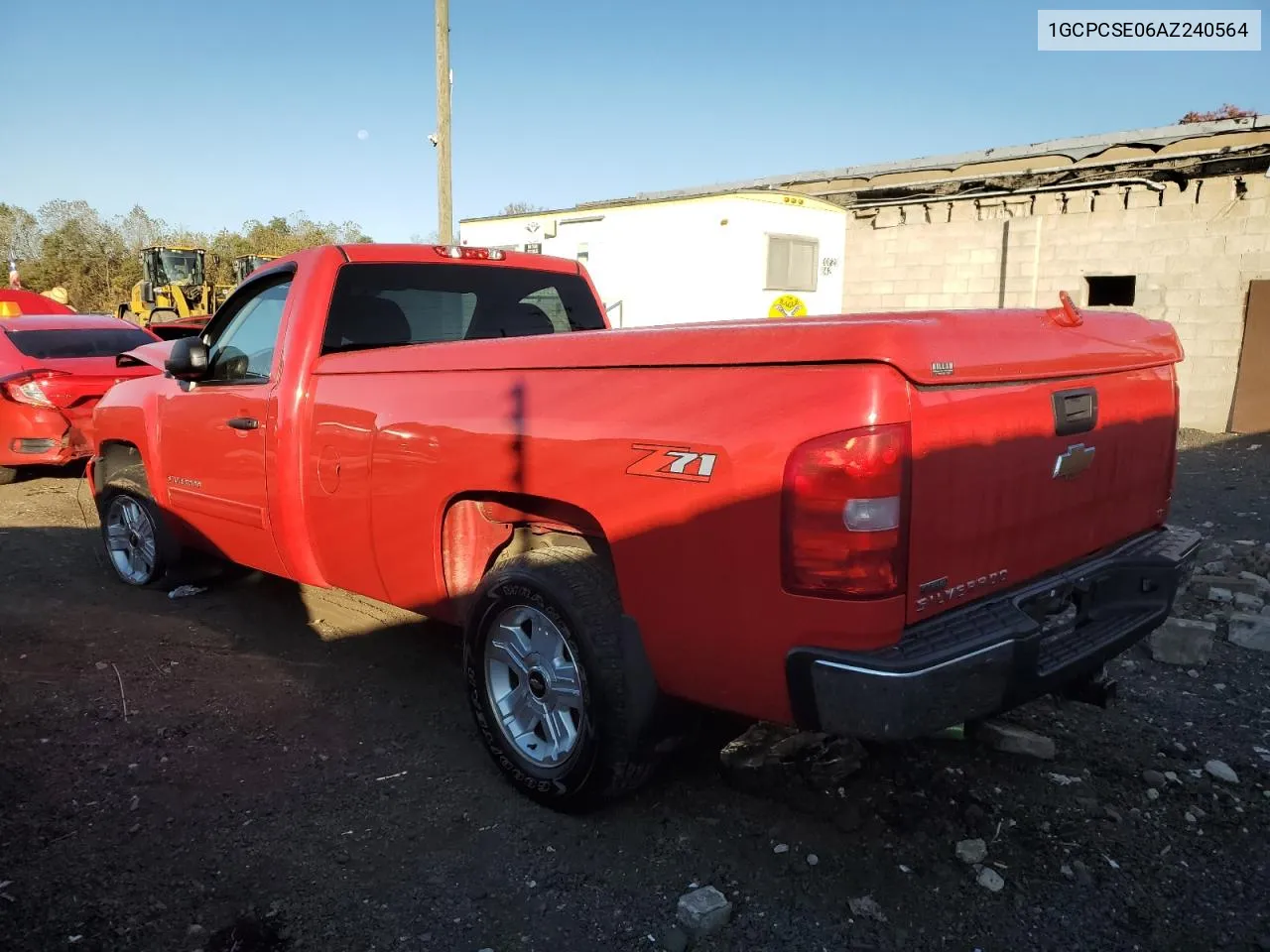 2010 Chevrolet Silverado C1500 Lt VIN: 1GCPCSE06AZ240564 Lot: 76410864