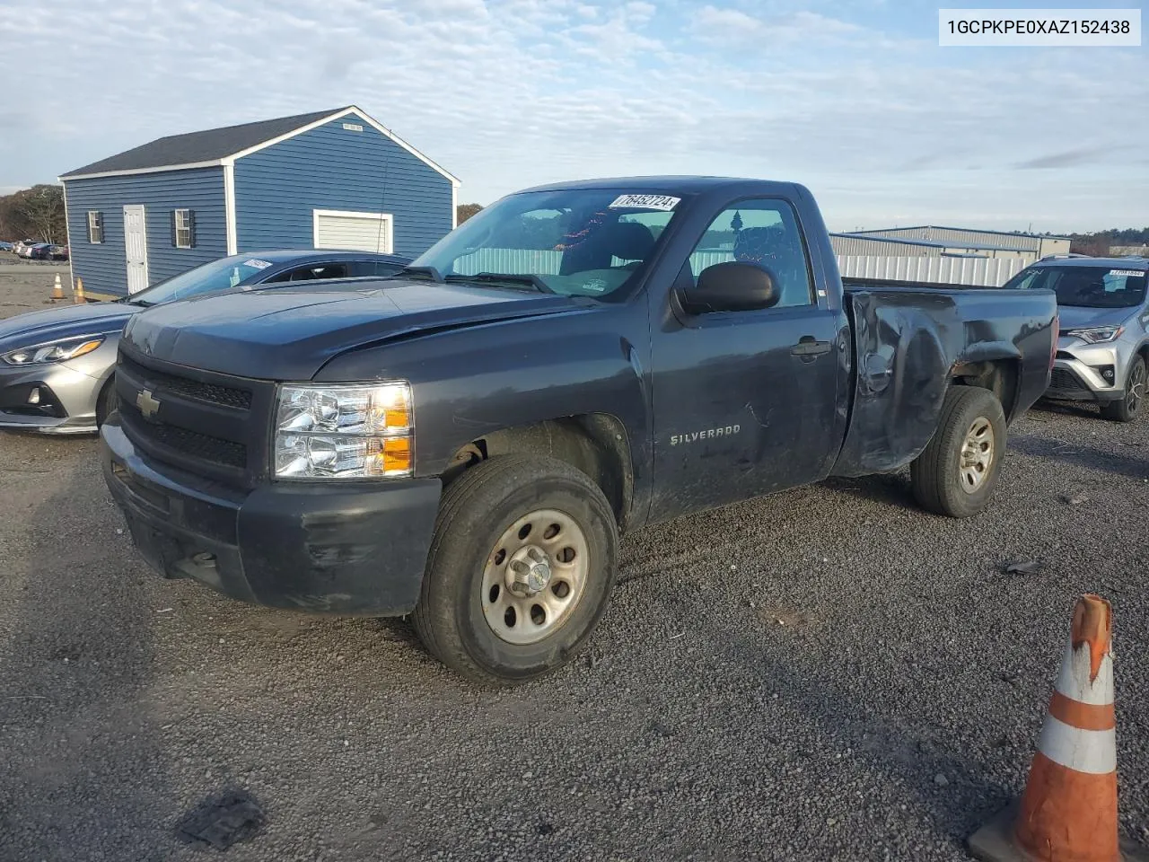 2010 Chevrolet Silverado K1500 VIN: 1GCPKPE0XAZ152438 Lot: 76452724