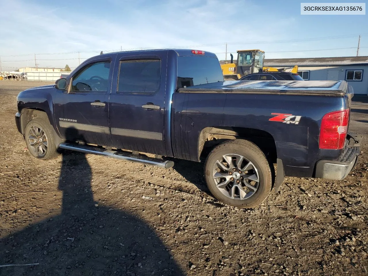 2010 Chevrolet Silverado K1500 Lt VIN: 3GCRKSE3XAG135676 Lot: 76730584