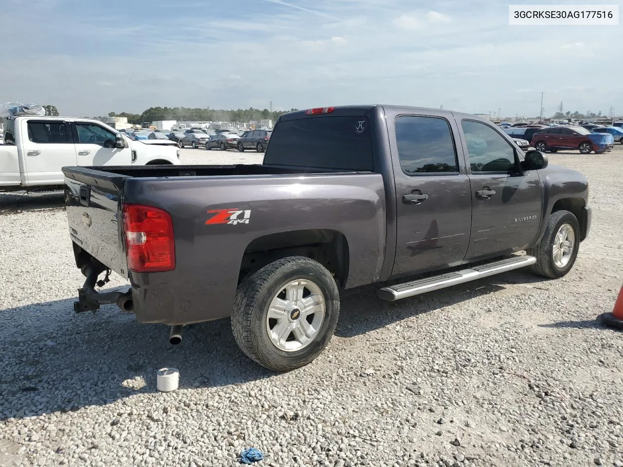 2010 Chevrolet Silverado K1500 Lt VIN: 3GCRKSE30AG177516 Lot: 77036964