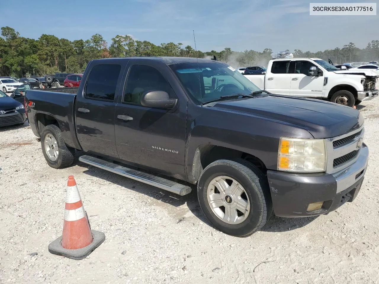 2010 Chevrolet Silverado K1500 Lt VIN: 3GCRKSE30AG177516 Lot: 77036964