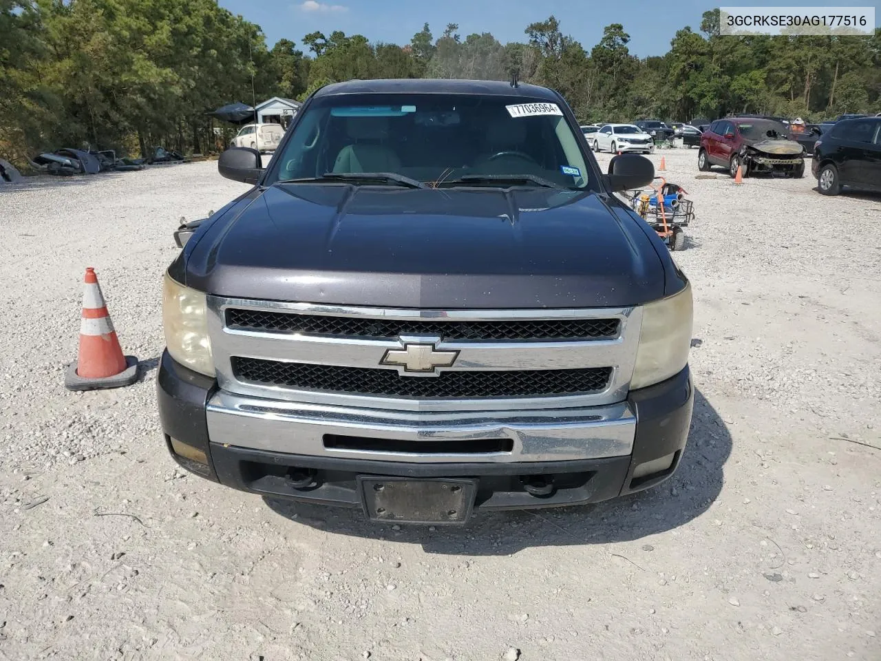 2010 Chevrolet Silverado K1500 Lt VIN: 3GCRKSE30AG177516 Lot: 77036964