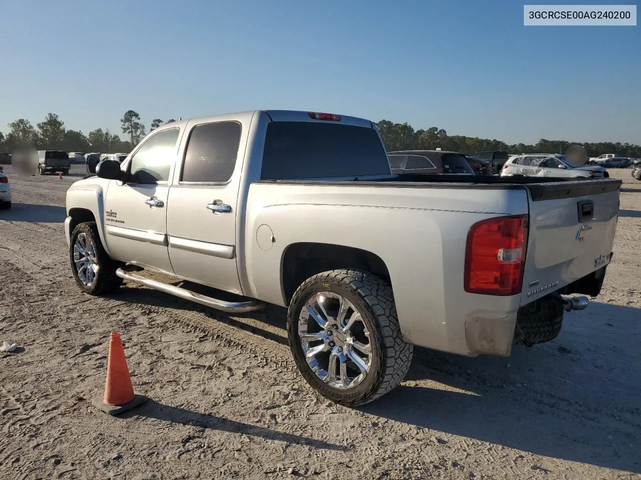 2010 Chevrolet Silverado C1500 Lt VIN: 3GCRCSE00AG240200 Lot: 77204664