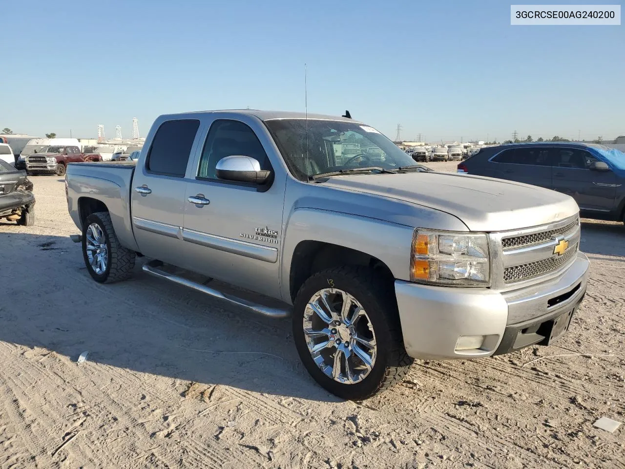 2010 Chevrolet Silverado C1500 Lt VIN: 3GCRCSE00AG240200 Lot: 77204664