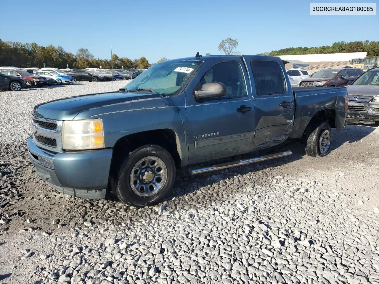 2010 Chevrolet Silverado C1500 Ls VIN: 3GCRCREA8AG180085 Lot: 77471744