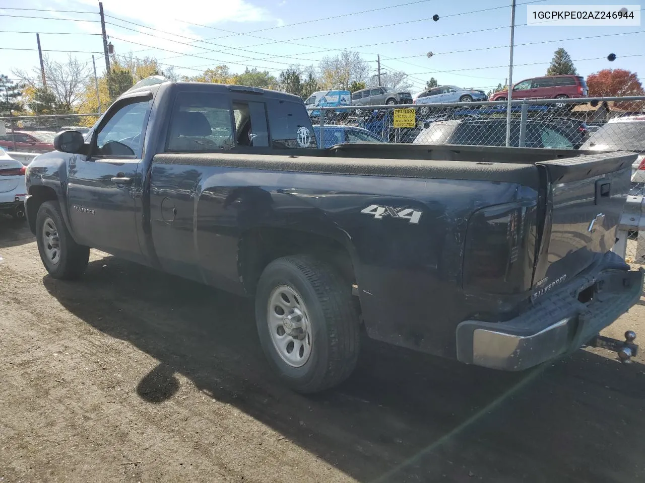 2010 Chevrolet Silverado K1500 VIN: 1GCPKPE02AZ246944 Lot: 77700694