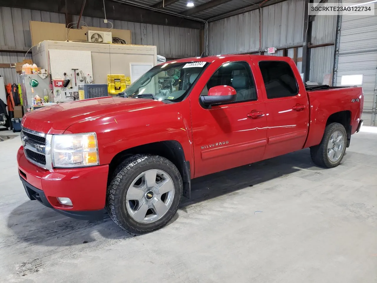 2010 Chevrolet Silverado K1500 Ltz VIN: 3GCRKTE23AG122734 Lot: 77863284