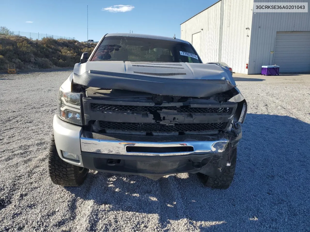 2010 Chevrolet Silverado K1500 Lt VIN: 3GCRKSE36AG201043 Lot: 77937874