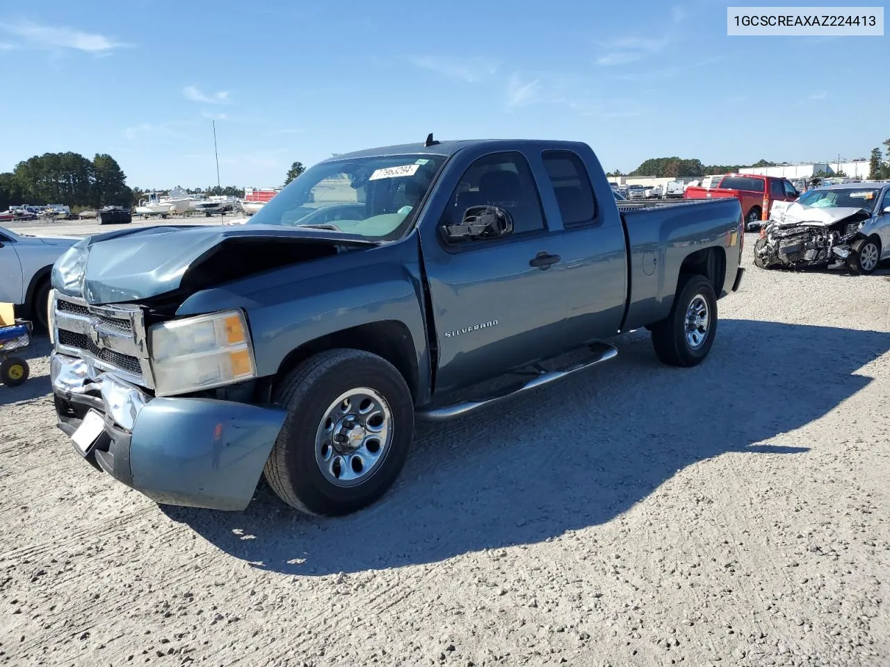 2010 Chevrolet Silverado C1500 Ls VIN: 1GCSCREAXAZ224413 Lot: 77963294