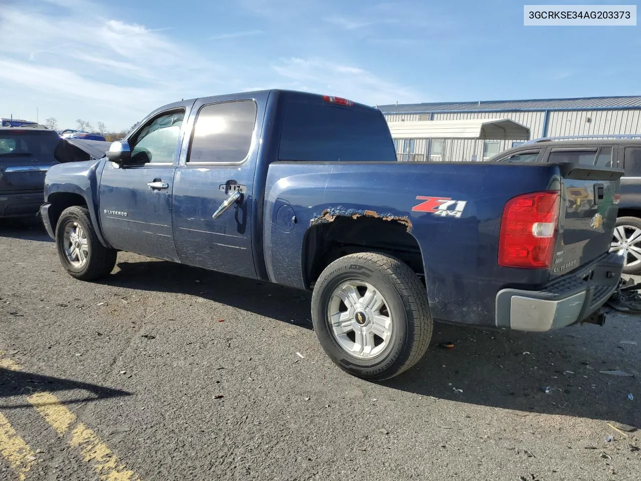 2010 Chevrolet Silverado K1500 Lt VIN: 3GCRKSE34AG203373 Lot: 78103054