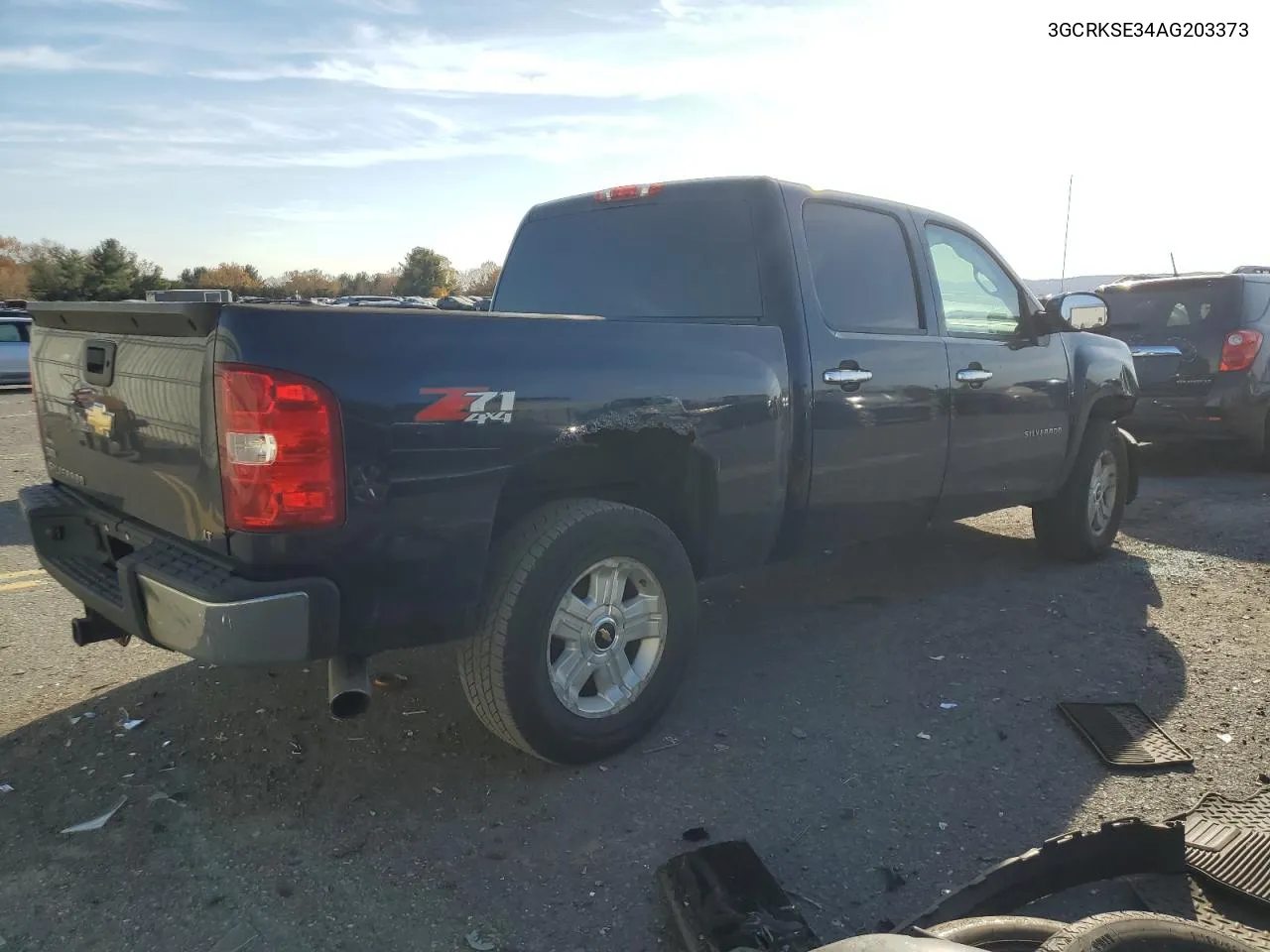 2010 Chevrolet Silverado K1500 Lt VIN: 3GCRKSE34AG203373 Lot: 78103054