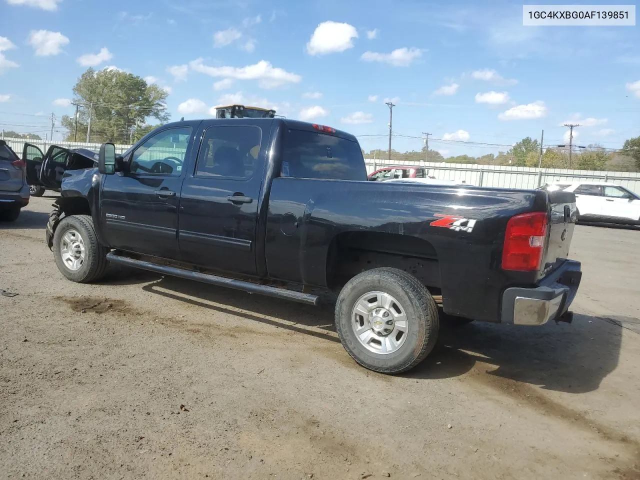 2010 Chevrolet Silverado K2500 Heavy Duty Lt VIN: 1GC4KXBG0AF139851 Lot: 78309284