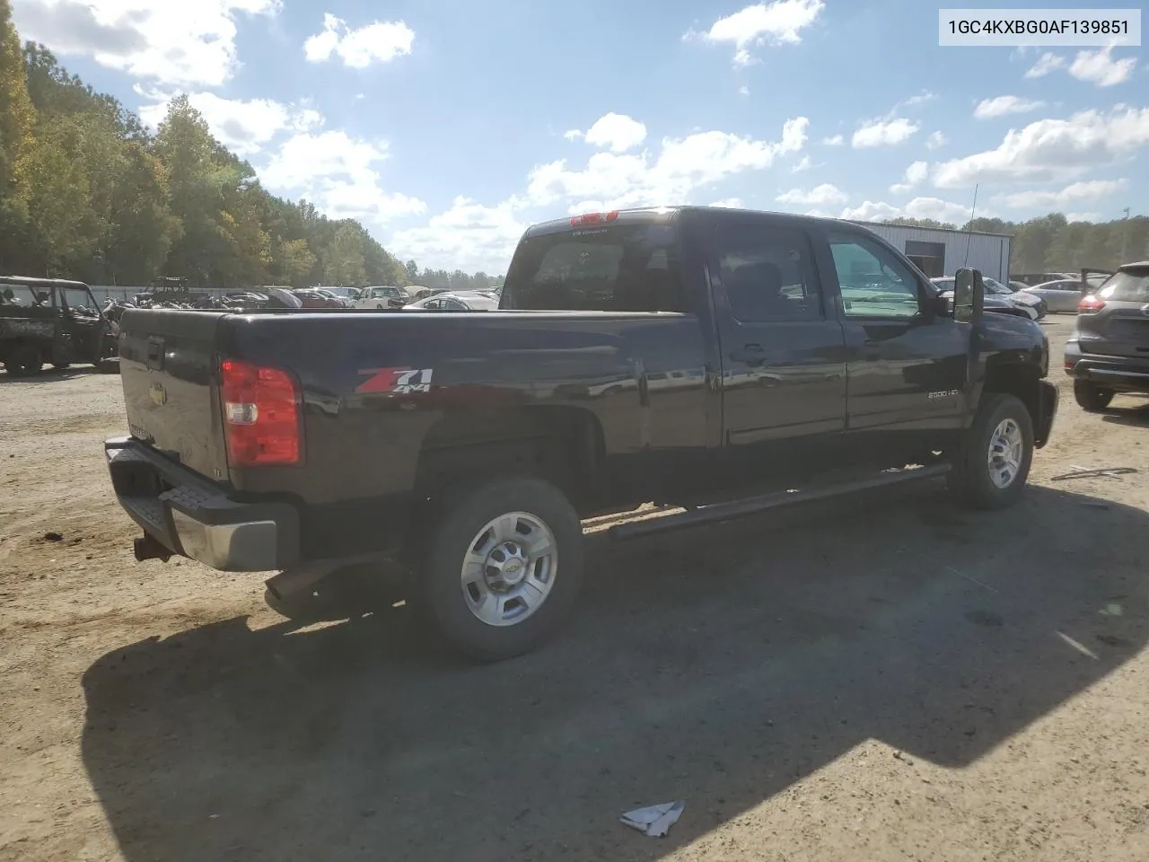 2010 Chevrolet Silverado K2500 Heavy Duty Lt VIN: 1GC4KXBG0AF139851 Lot: 78309284