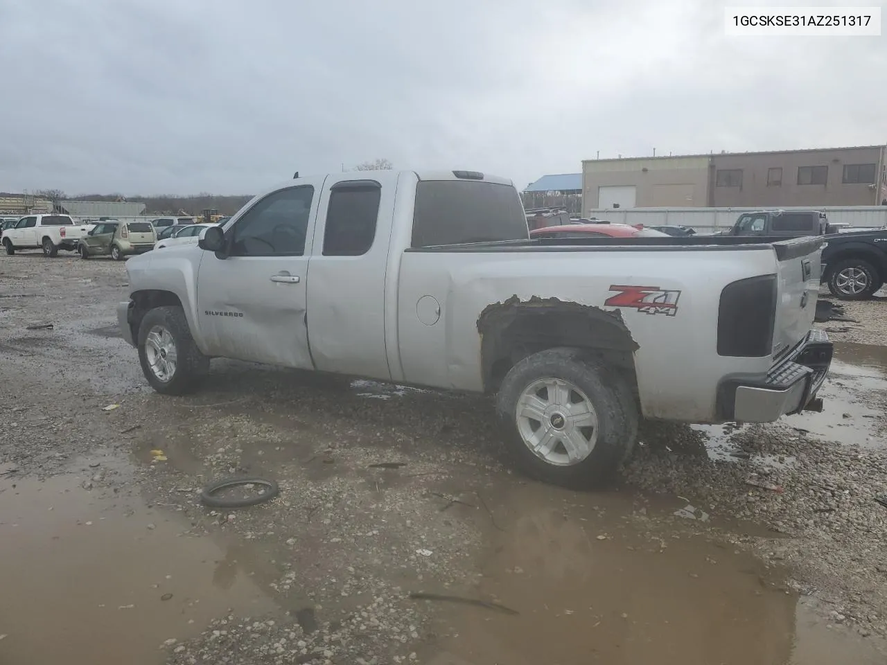 2010 Chevrolet Silverado K1500 Lt VIN: 1GCSKSE31AZ251317 Lot: 80535604