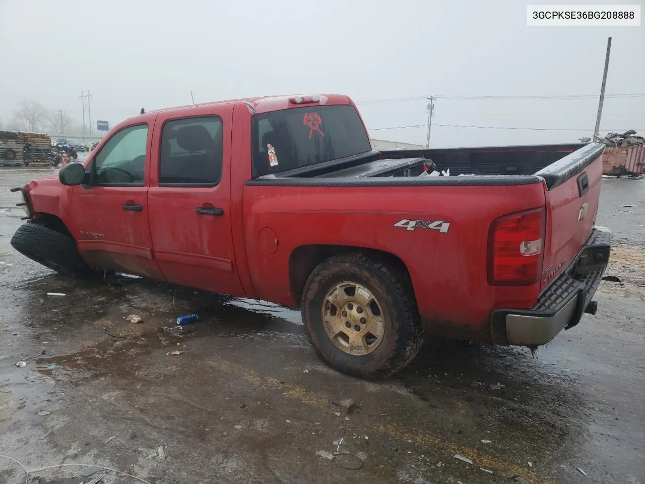 2011 Chevrolet Silverado K1500 Lt VIN: 3GCPKSE36BG208888 Lot: 39346524