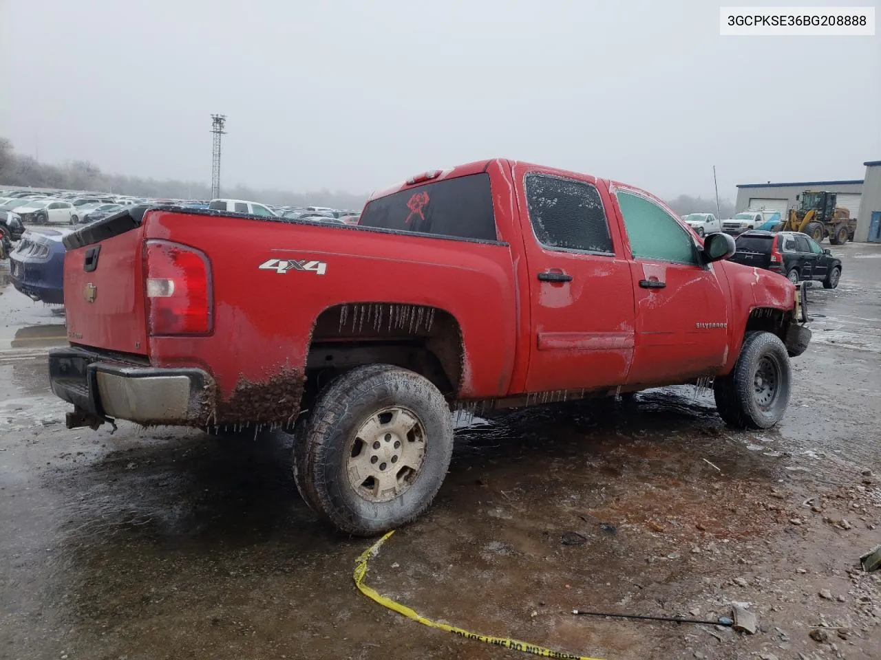 2011 Chevrolet Silverado K1500 Lt VIN: 3GCPKSE36BG208888 Lot: 39346524